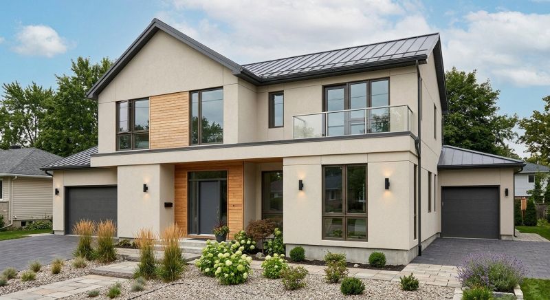 Synthetic Stucco Installation project example